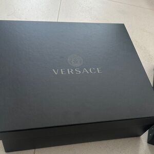 Set of two Versace Black shoe or bag boxes